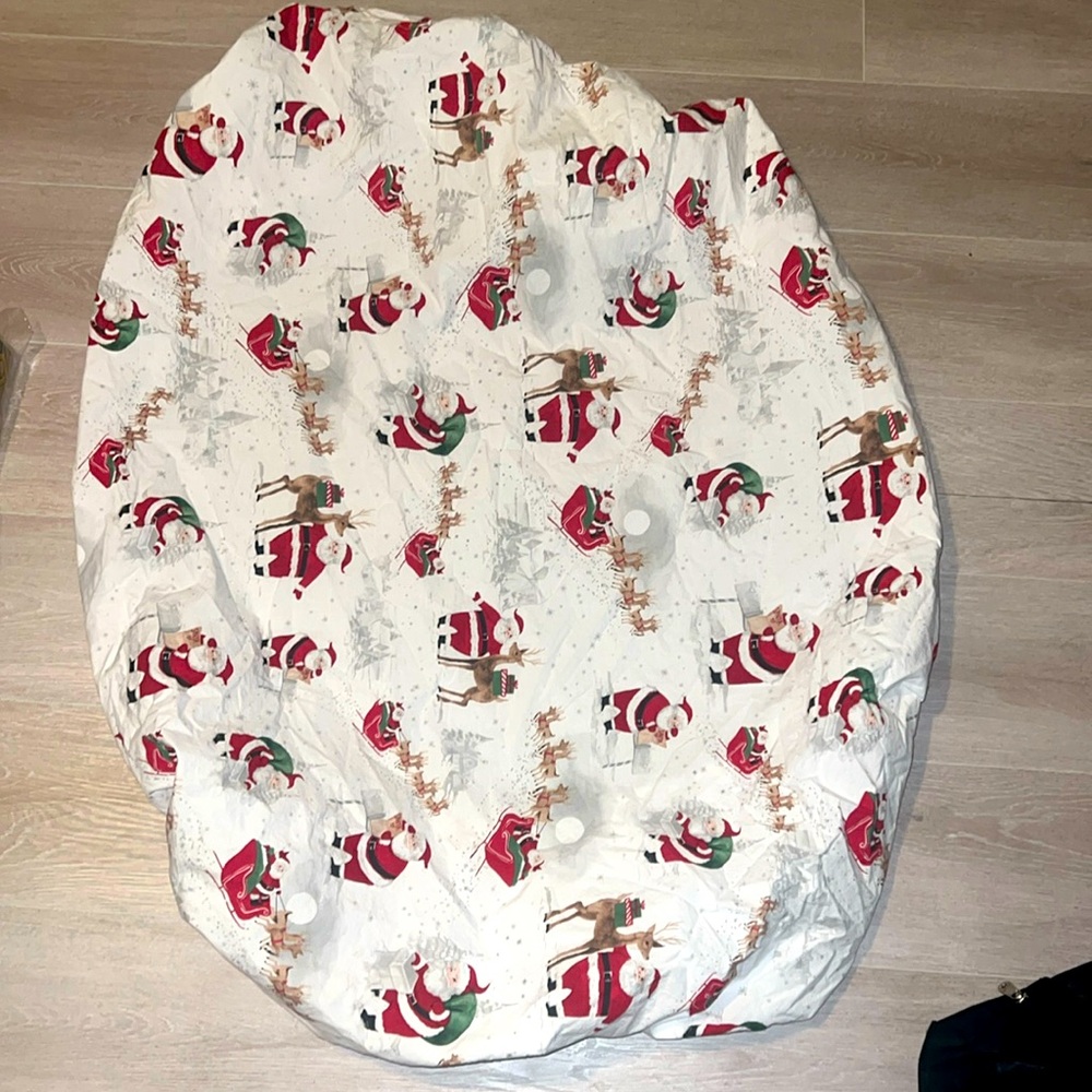 Pottery Barn Christmas crib sheet